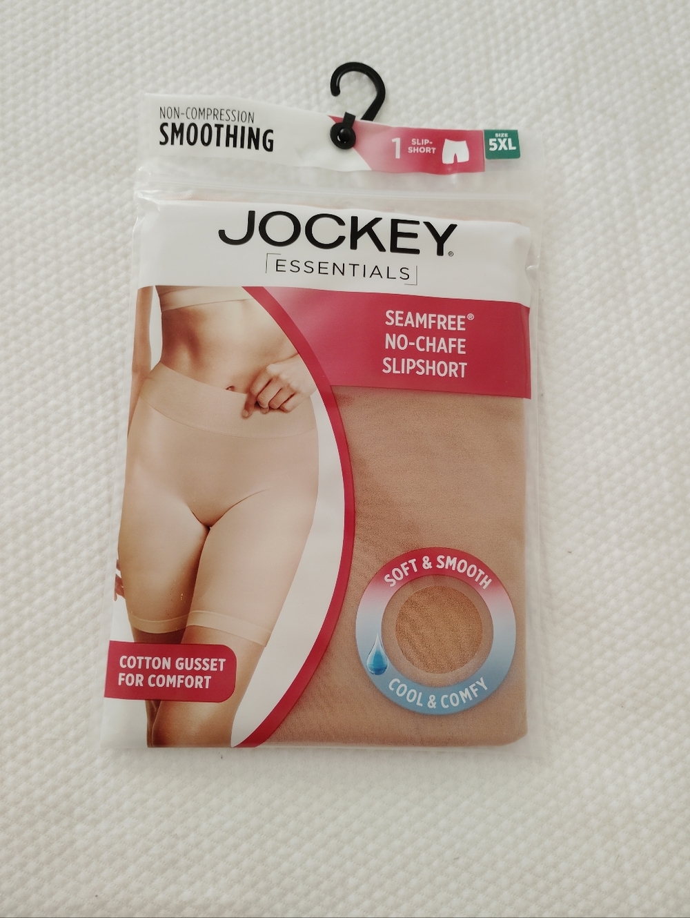 Jockey Essentials Non-compression Smoothing Seamfree No Chafe Slipshorts Sze 5XL